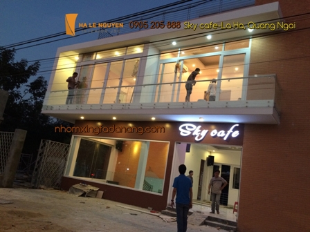 sky cafe cong trinh cua nhua loi thep cua ha le nguyen